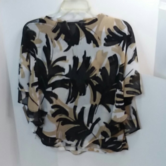 NWT ALFRED DUNNER BLOUSE W/CHAIN SIZE PS - Picture 4 of 4